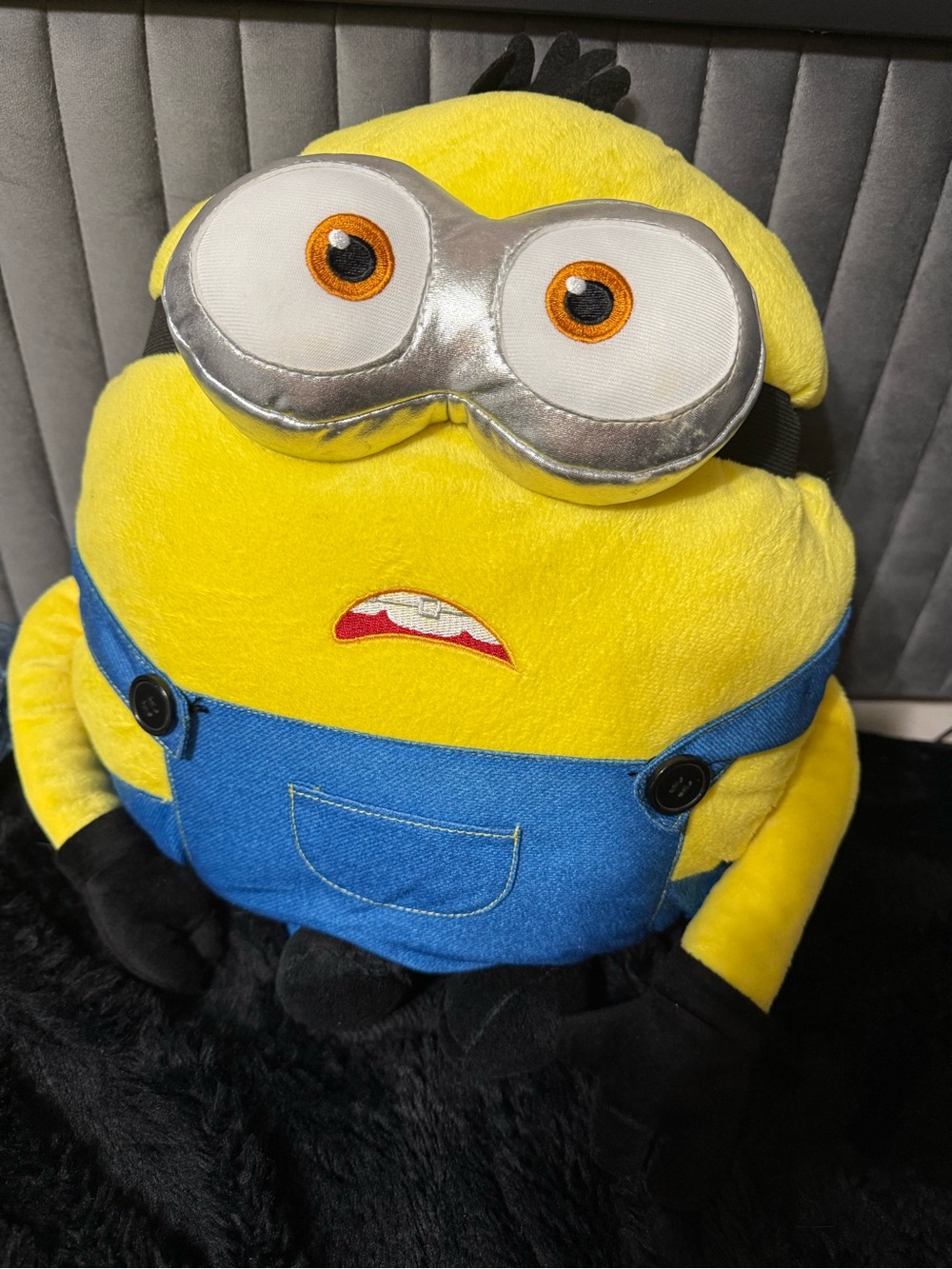 Otto Minions Rise of Gru Round Plush Pillow Cushion Universal Stuffed Toy 14”